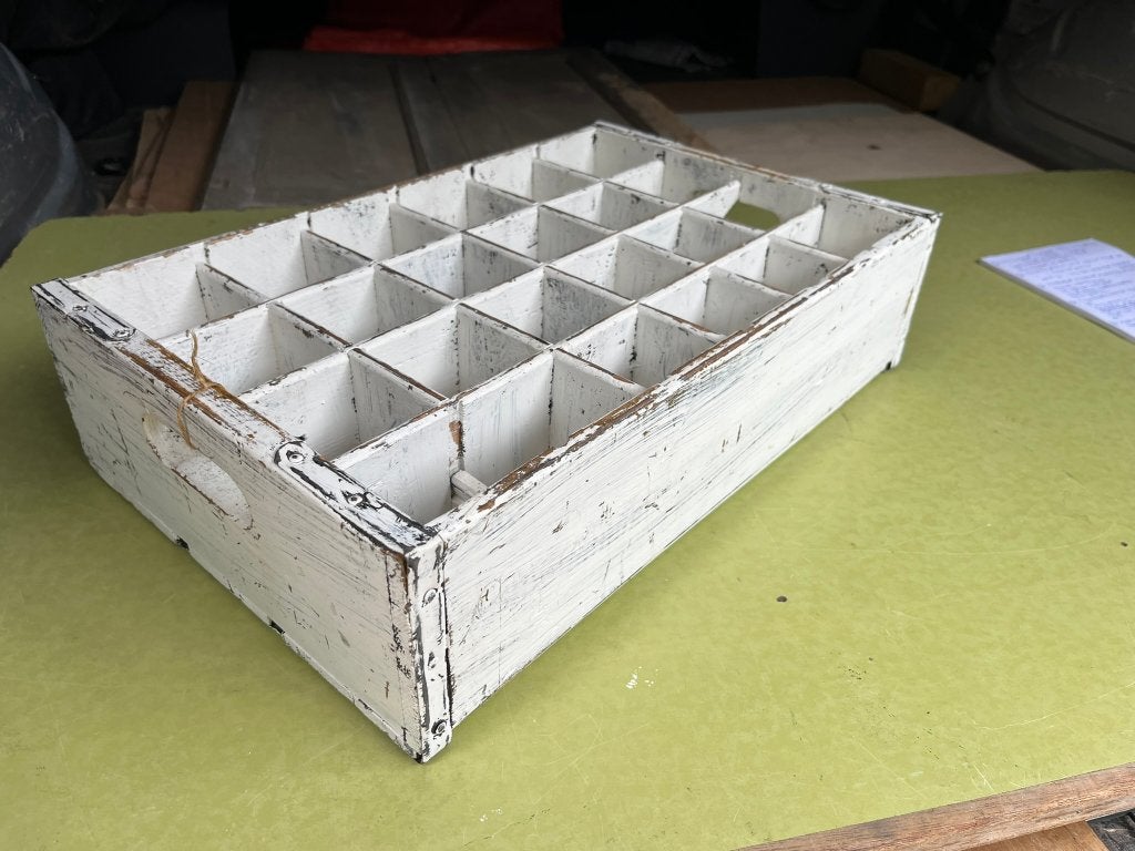 Houten flessenkrat, Ophalen of Verzenden, Gebruikt, Verpakking