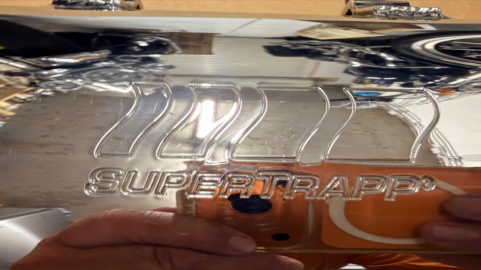 SuperTrapp Uitlaten - Chroom, Ophalen of Verzenden, Gebruikt