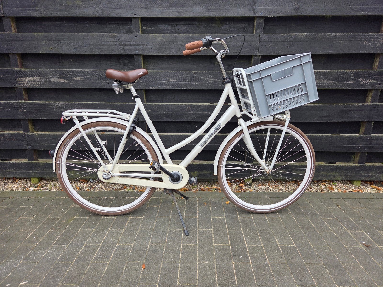 Sparta Pickup 28 inch dames transportfiets (framemaat 61 cm), Fietsen en Brommers, Ophalen, Terugtraprem, Gebruikt, Sparta pickup