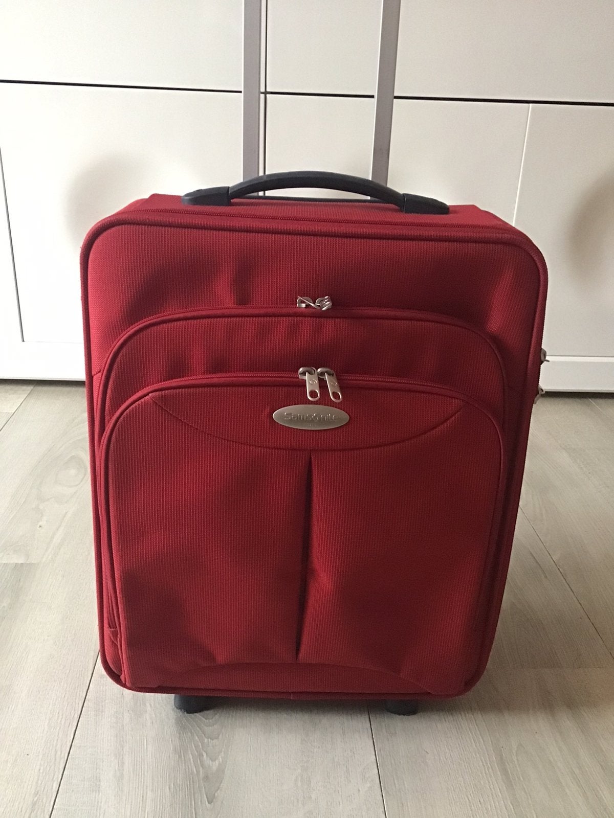Z.g.a.n. rood Samsonite Upright 50/18 koffertje cabinekoffer, Z.g.a.n. rood Samsonite Upright 50/18 koffertje cabinekoffer, 50 tot 60 cm