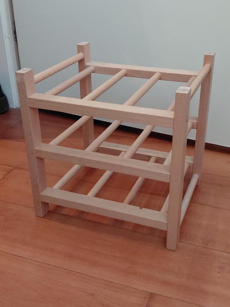 Wijnrek Ikea Hutten, Huis en Inrichting, Woonaccessoires | Wijnrekken, Ophalen, 5 tot 15 flessen, Zo goed als nieuw, Metaal