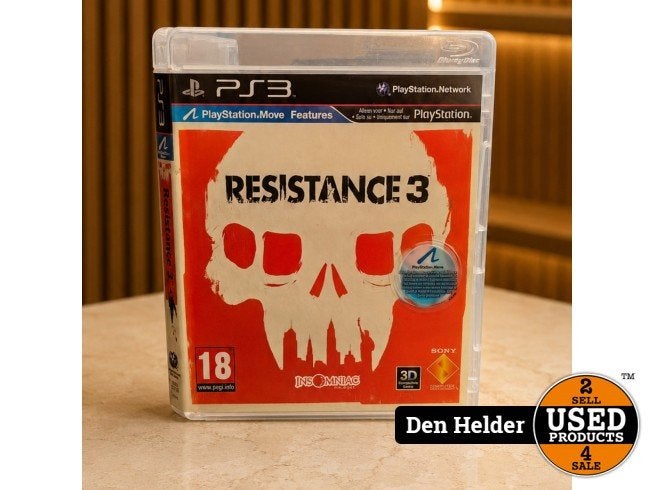 resistance 3 PS3 Game - In Nette Staat, Sony, Zo goed als nieuw, Support@sony.com, 1-7-1 Konan, Minato-ku
Tokyo 108-0075
Japan