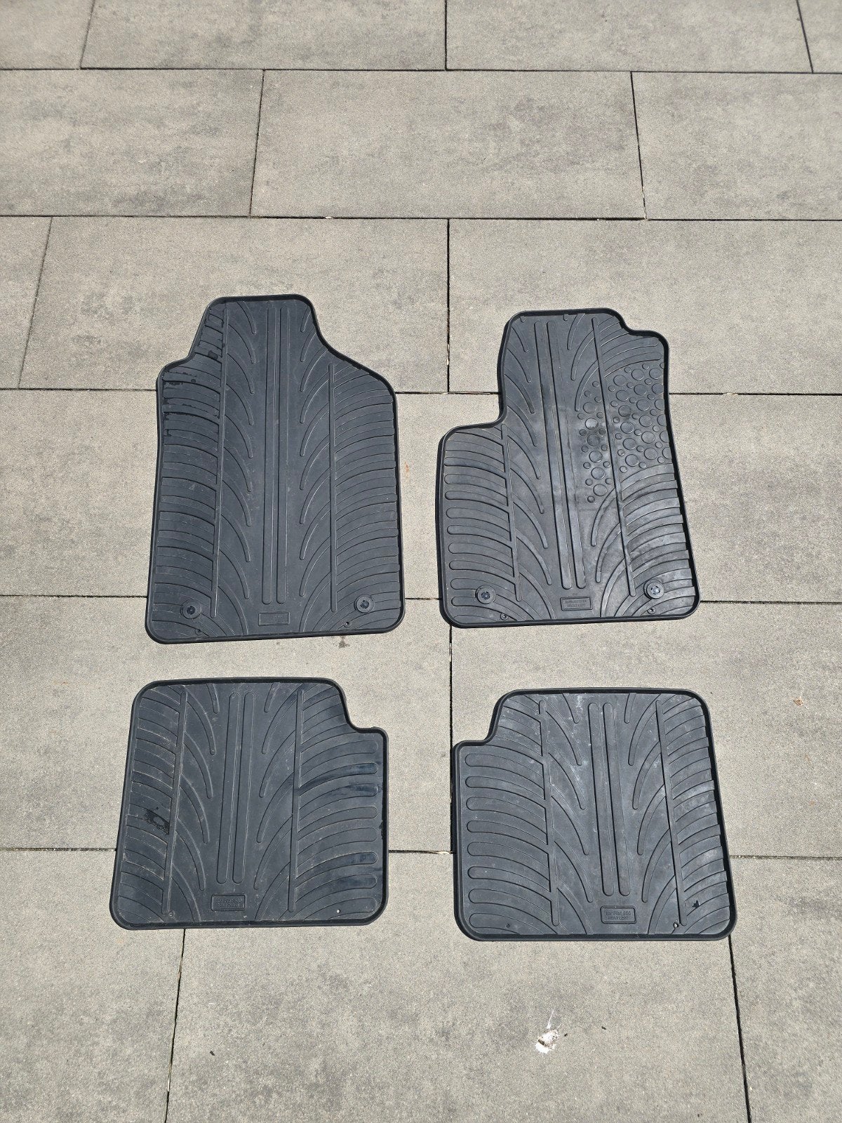 Rubberen matten voor de Fiat 500, Ophalen of Verzenden