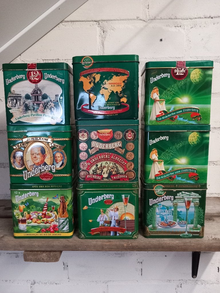 verschillende blikken kellogs/twinings/werthers/underberg, Ophalen, Overige