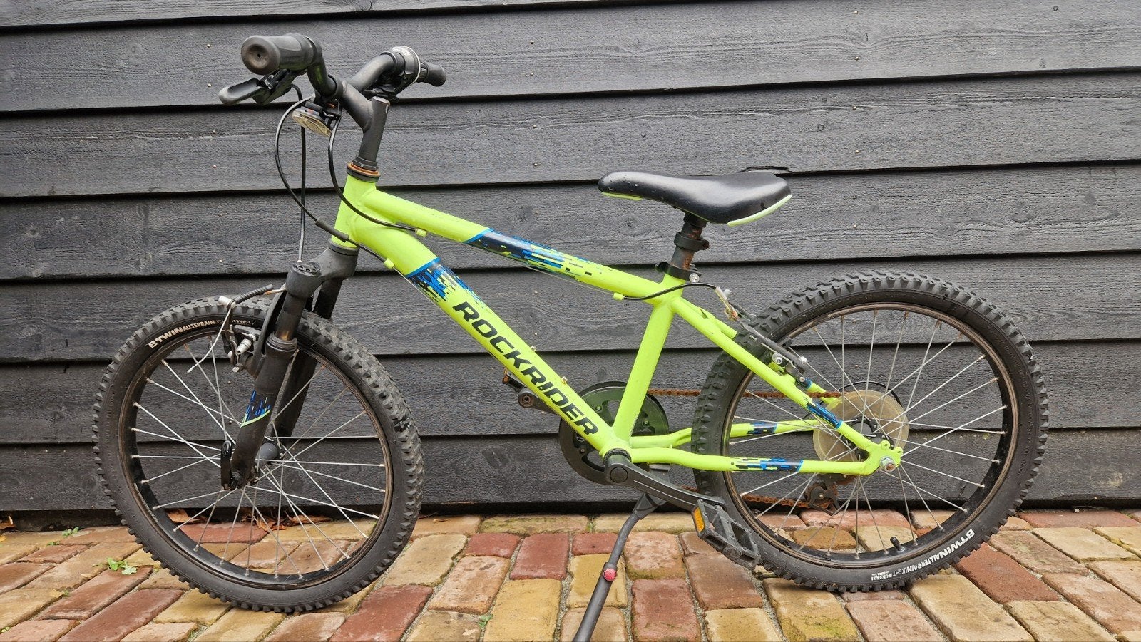 Rockrider ST500 Kinderfiets 20 inch, Fietst en schakelt goed, Ophalen, 20 inch of meer, Gebruikt, Velgrem