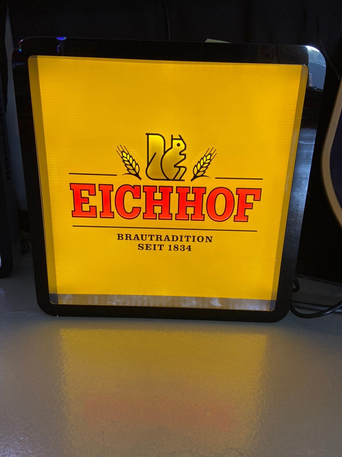 Eichhof bier, Ophalen, Zo goed als nieuw, Reclamebord