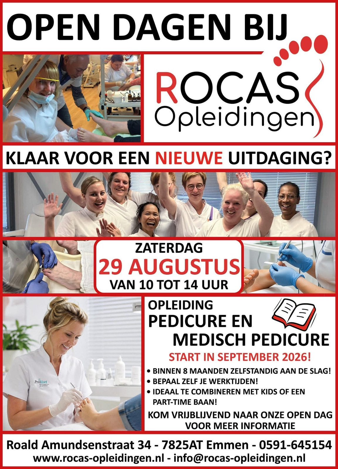 OPEN DAG - OPLEIDING PEDICURE IN EMMEN 29-08-2026, Voetverzorging