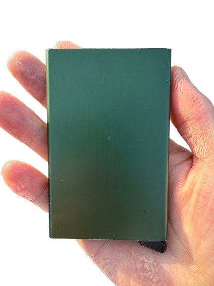 Secrid pasjeshouder voor 6 pasjes - Gebruikt, Ophalen of Verzenden, Gebruikt, Groen, Overige merken