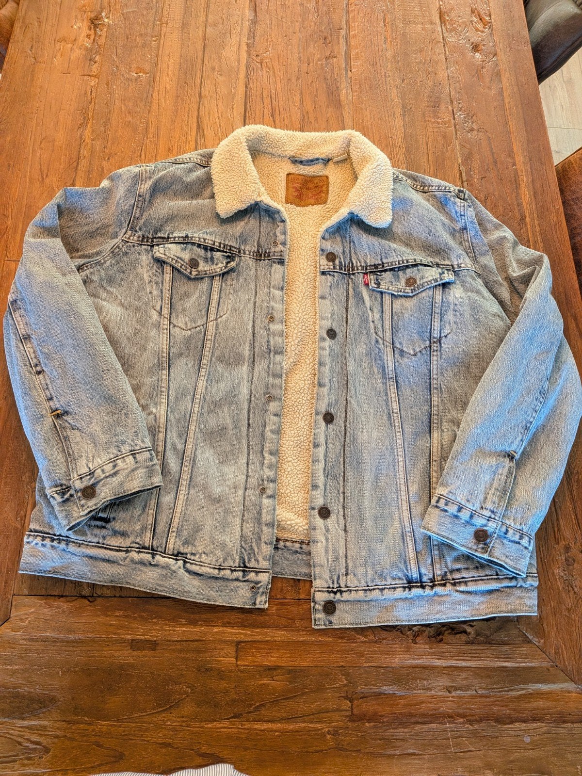Blauwe Levi's Strauss & Co spijkerjas - maat XXL, Blauw, Overige maten, Ophalen of Verzenden, Zo goed als nieuw