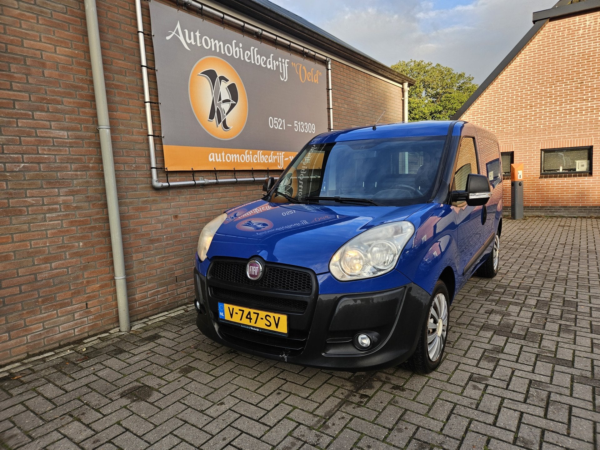Fiat Doblò 1.4-16V (bj 2010), Auto's, Voorwielaandrijving, Euro 5, Stof, Gebruikt