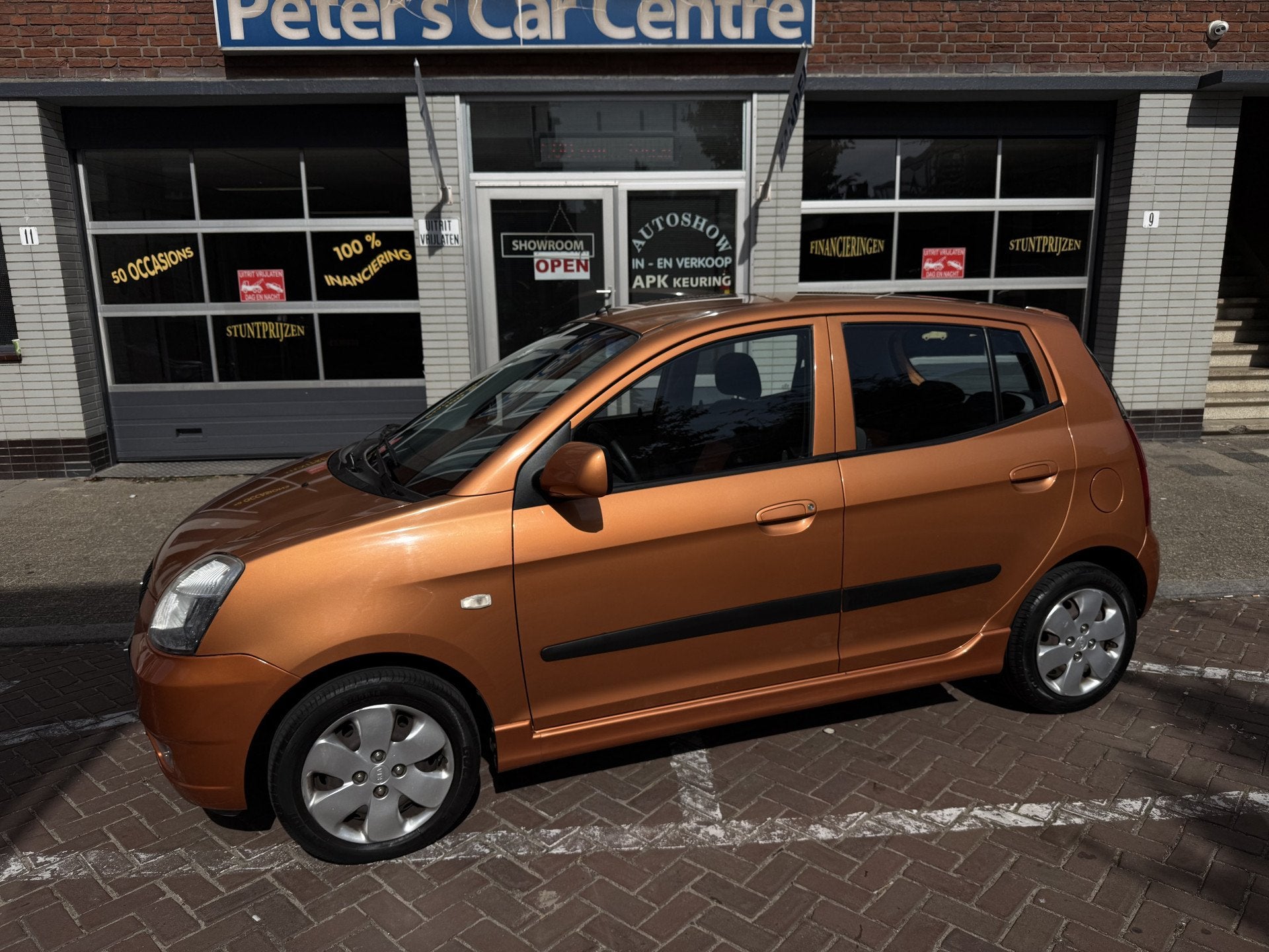 Kia Picanto 1.0 EX (bj 2006), Auto's, Voorwielaandrijving, Stof, 400 kg, Origineel Nederlands