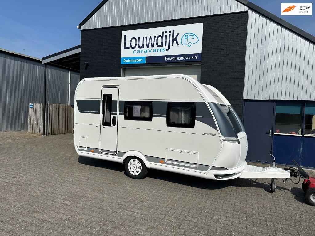 HOBBY On Tour 390 SF ’21 (Vastbed, Treinzit), Caravans en Kamperen, Caravans, Vast bed, Hobby, Bedrijf, Treinzit