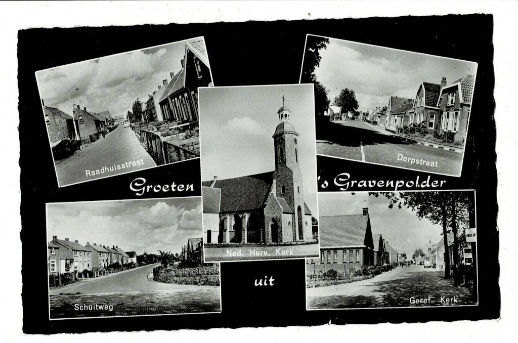 's-Gravenpolder, Verzenden, 1940 tot 1960, Gelopen, Zeeland