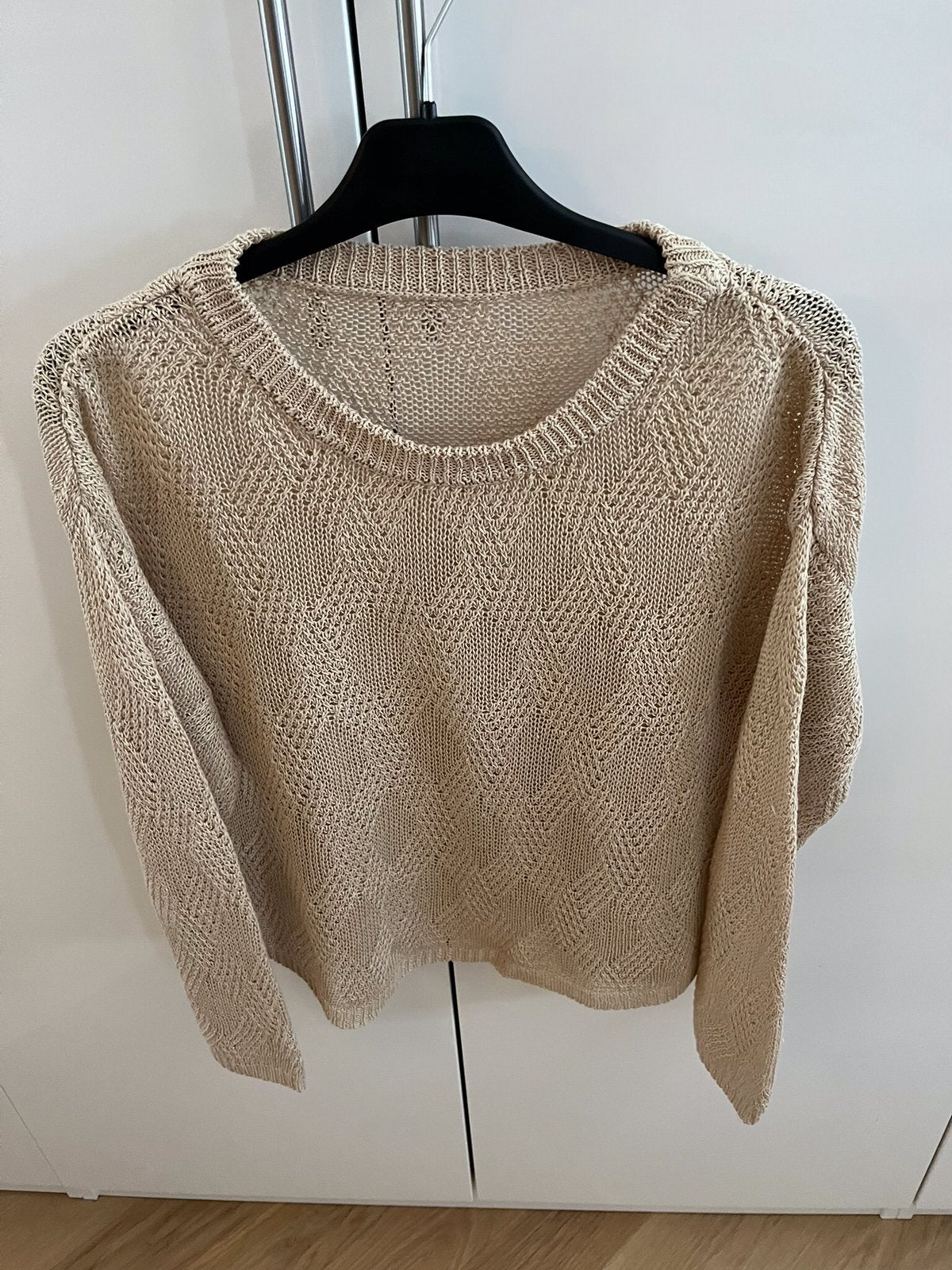 American Vintage trui maat L, Kleding | Dames, Truien en Vesten, Verzenden, Zo goed als nieuw, Maat 42/44 (L), Beige
