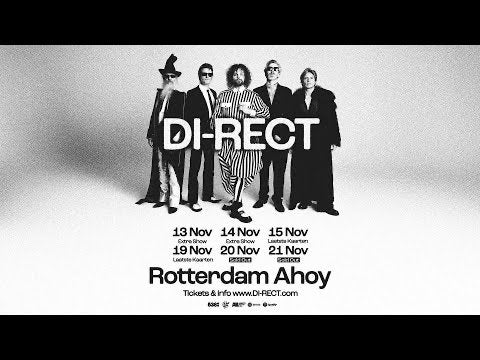 DI-RECT Rotterdam Ahoy - sta laatsen - 5 tickets, Drie personen of meer, November