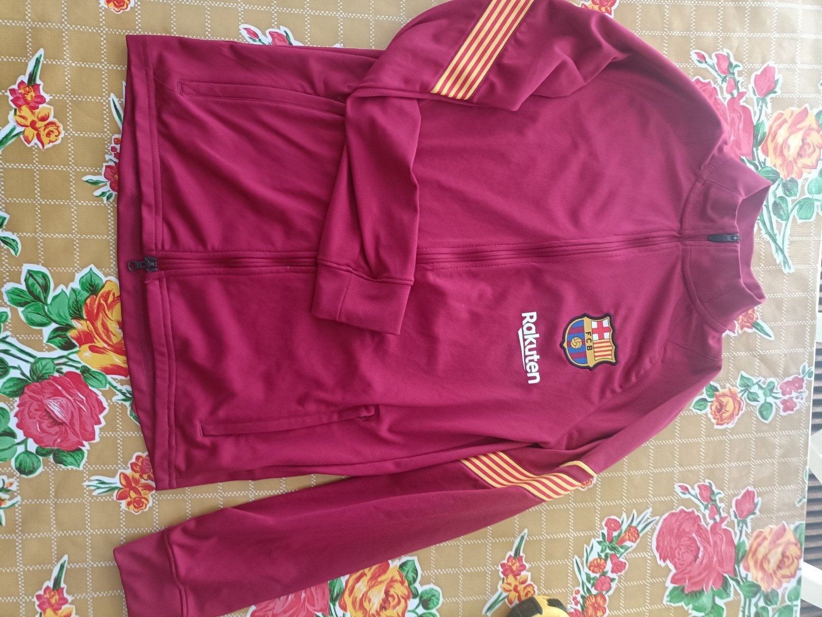 FC Barcelona Trainingspak - Jasje & Broek (Maat 147-158), Ophalen of Verzenden, Zo goed als nieuw, Jongen of Meisje
