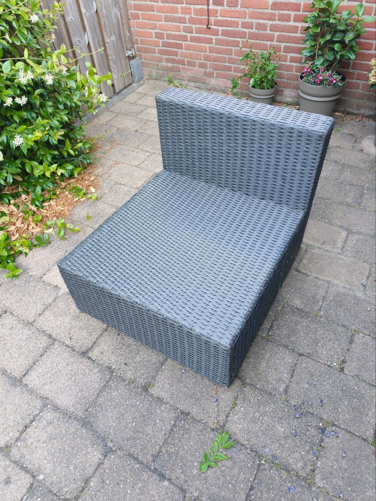 LE SUD Loungeset stoel wicker extra, Tuin en Terras, Tuinsets en Loungesets, Ophalen, Gebruikt, Loungeset, Wicker