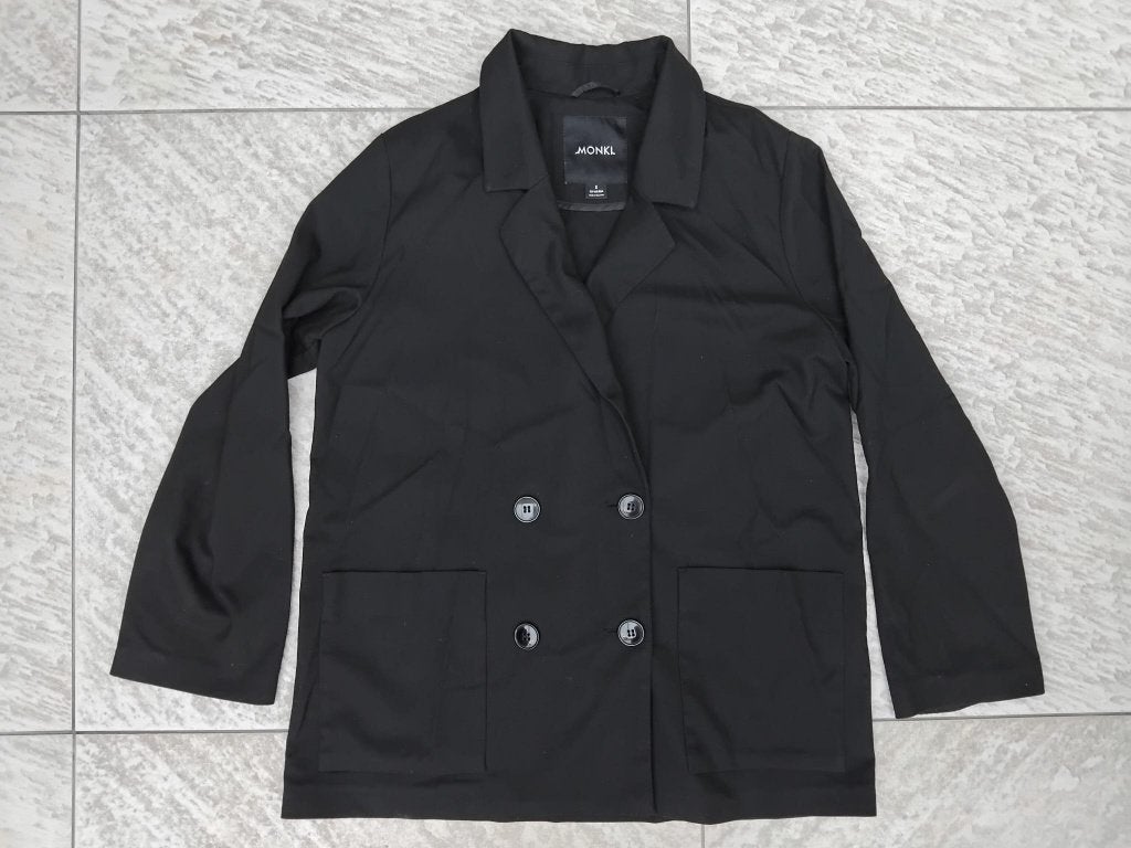 Monki blazer jas zwart maat S colbert jasje, Zwart, Ophalen of Verzenden, Zo goed als nieuw, Monki