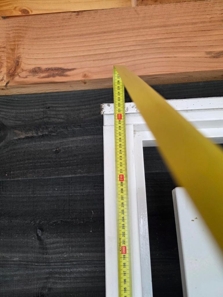 Compleet set deur met kozijn (hout), Doe-het-zelf en Verbouw, Kozijnen en Schuifpuien, Ophalen of Verzenden, Gebruikt