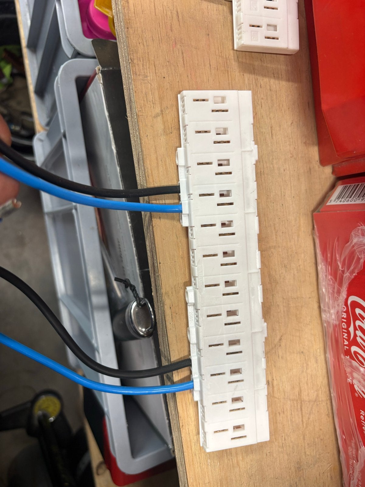 Abb busboard rail 2x aardlek, Ophalen, Gebruikt, Overige merken, Stekkerdoos