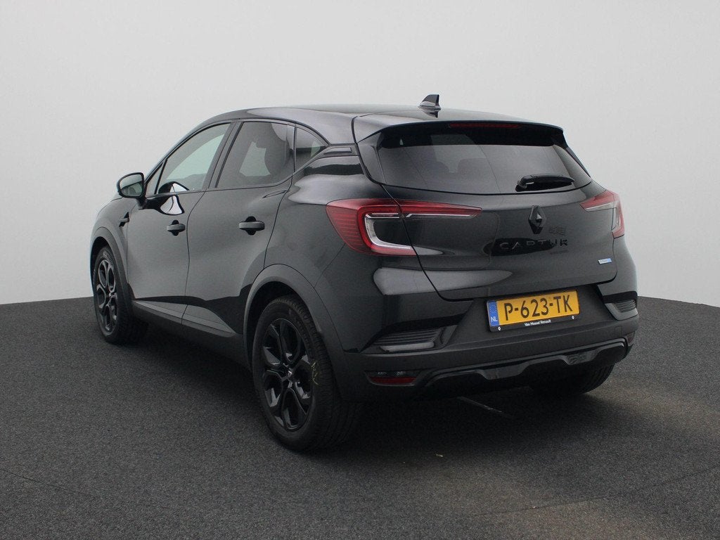 Renault Captur 1.6 E-Tech Hybrid 145 Rive Gauche | Automaat, Auto's, Renault, 12 maanden, Gebruikt, Leder en Stof, Zwart