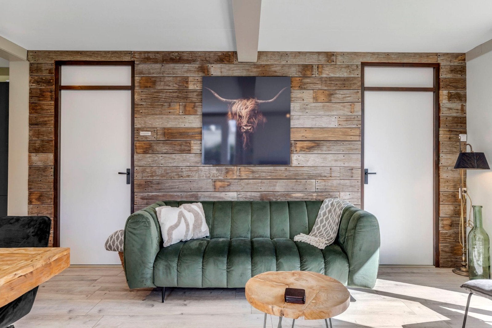Schitterend oud hout! Wandbekleding, vloer etc. 55m² +++, Doe-het-zelf en Verbouw, Hout en Planken, Ophalen, Overige houtsoorten
