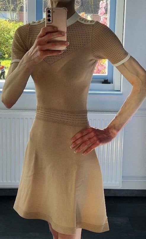 Josh V jurkje maat s, Verzenden, Beige, Nieuw, Maat 36 (S)