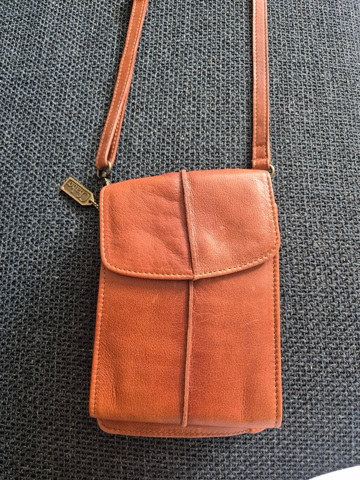 cross body tasje, Chabo, mover, bruin., Ophalen of Verzenden, Zo goed als nieuw, Bruin, Schoudertasje