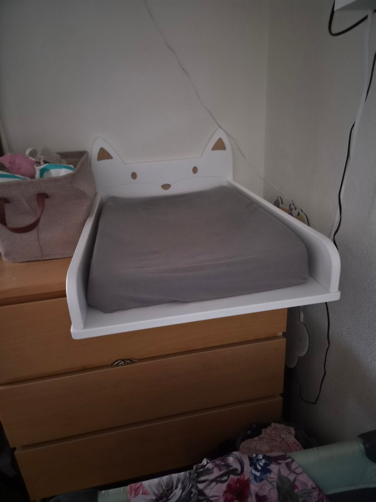 Commode met afneembaar aankleedblad, Ophalen