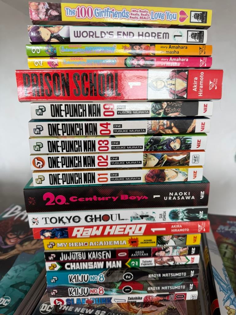 Manga van alles wat - One-Punch Man, Slam Dunk, Meerdere comics, Verzenden, Zo goed als nieuw, Japan (Manga)