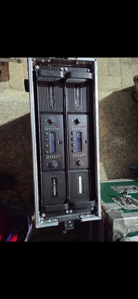 American audio vx 1500, Ophalen of Verzenden, Gebruikt, 1000 watt of meer, P.A.
