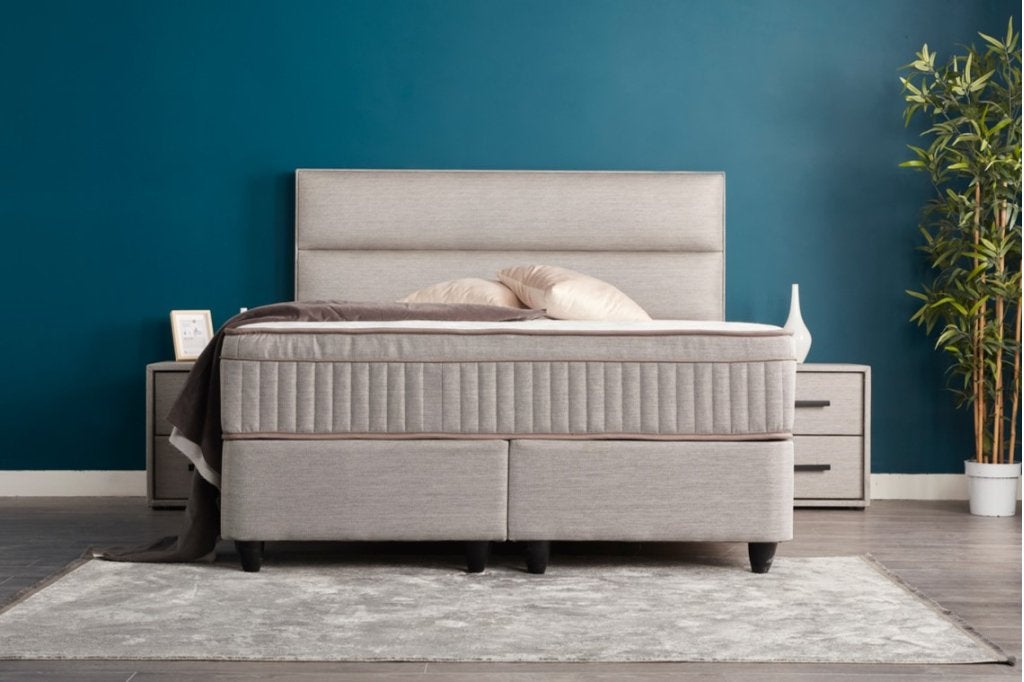Suna twijfelaar opbergbed - 120x200 - Grijs, Niet ingevuld, Niet ingevuld, Niet ingevuld