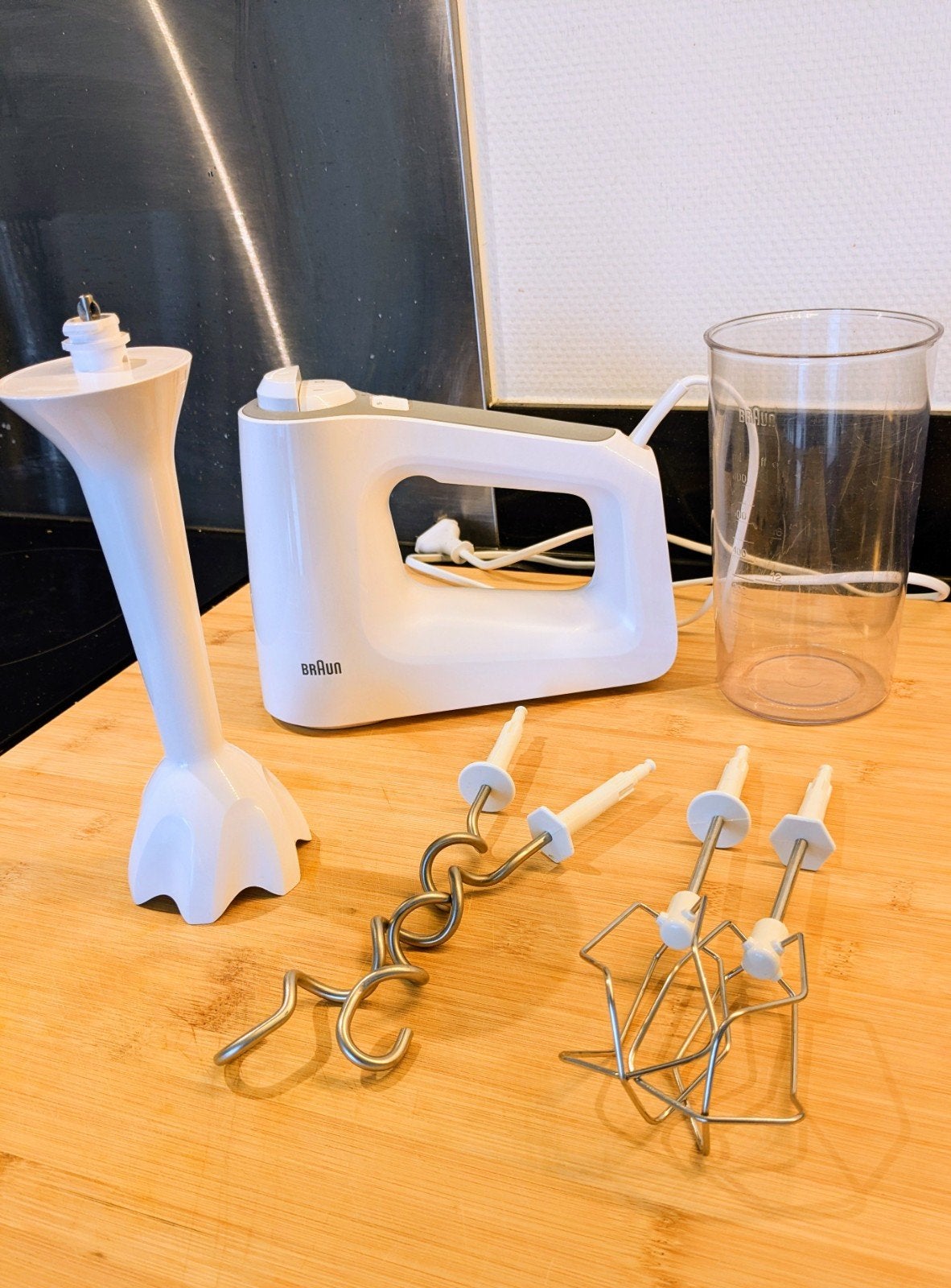 Staafmixer Braun MultiMix 3, Ophalen, 3 snelheden of meer, Zo goed als nieuw, Vaatwasserbestendig