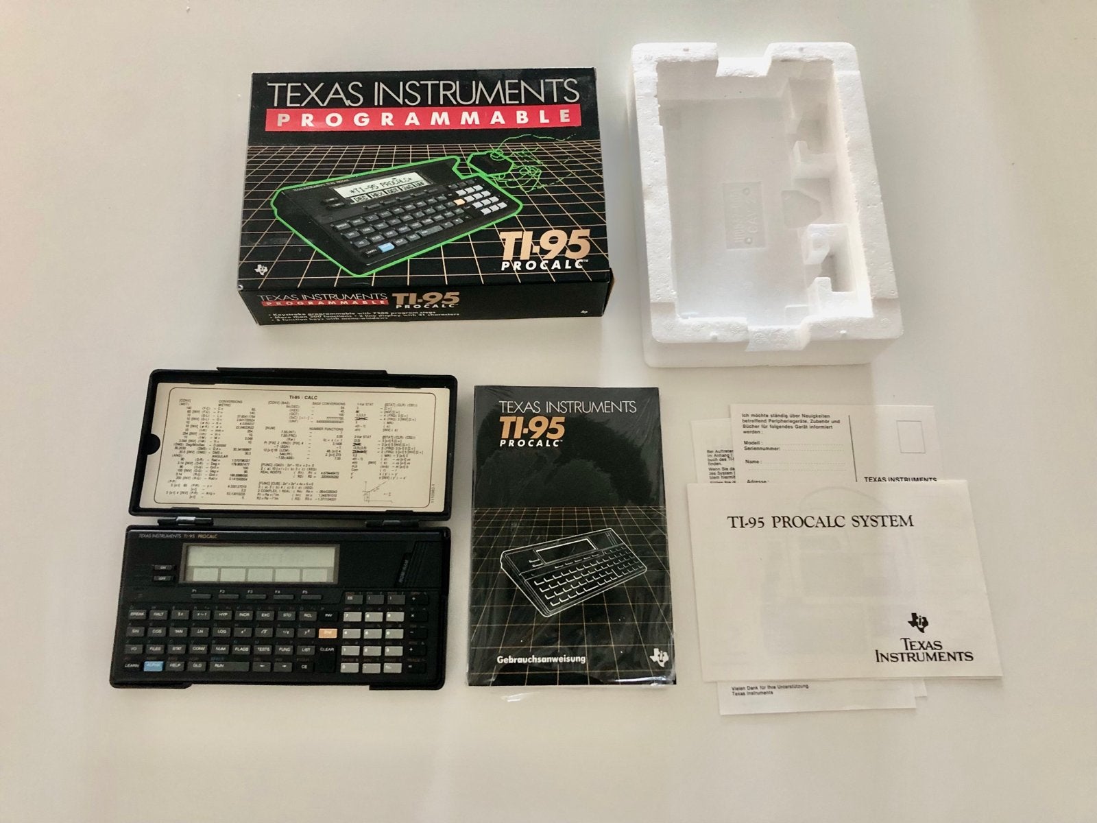 Texas Instruments TI-95 PROCALC - Nieuw in doos - Vintage, Diversen, Ophalen of Verzenden, Nieuw