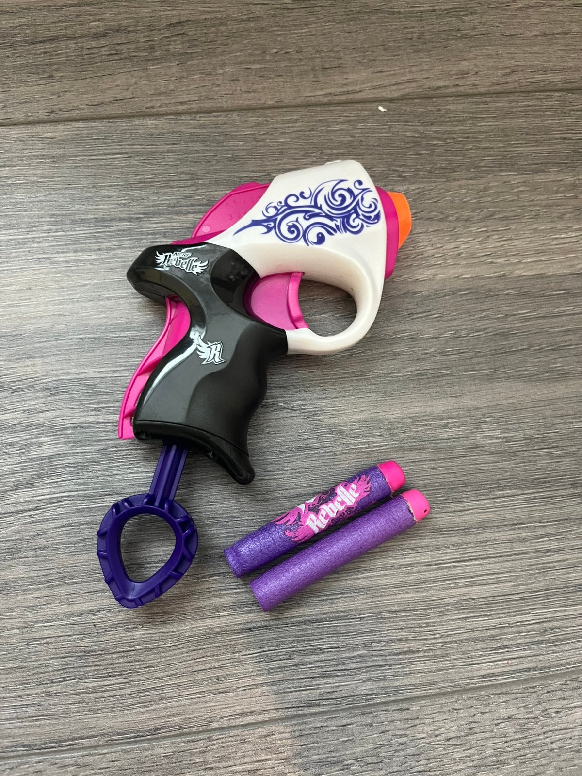 Nerf rebel pistool met pijltjes, Kinderen en Baby's, Speelgoed | Buiten | Actiespeelgoed, Ophalen of Verzenden, Zo goed als nieuw