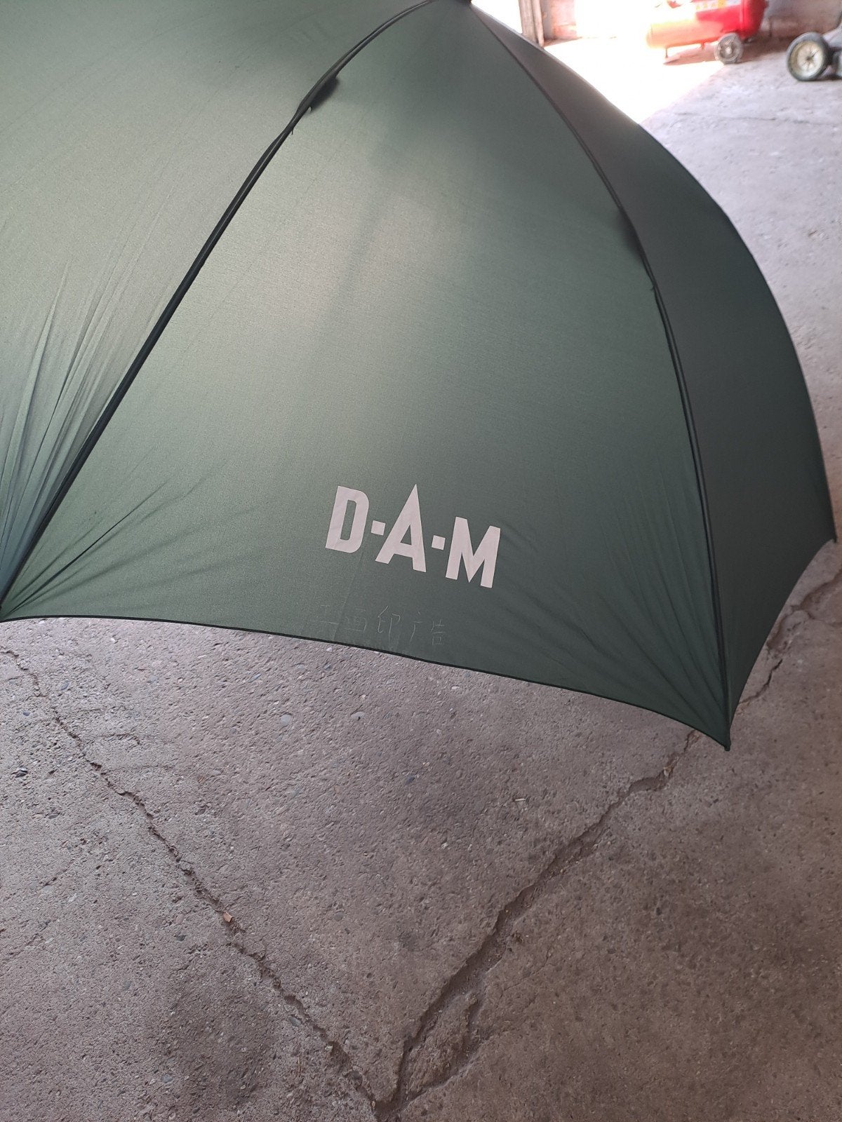 D-A-M Vismolen Paraplu - Groen, Ophalen of Verzenden, Zo goed als nieuw, Overige typen