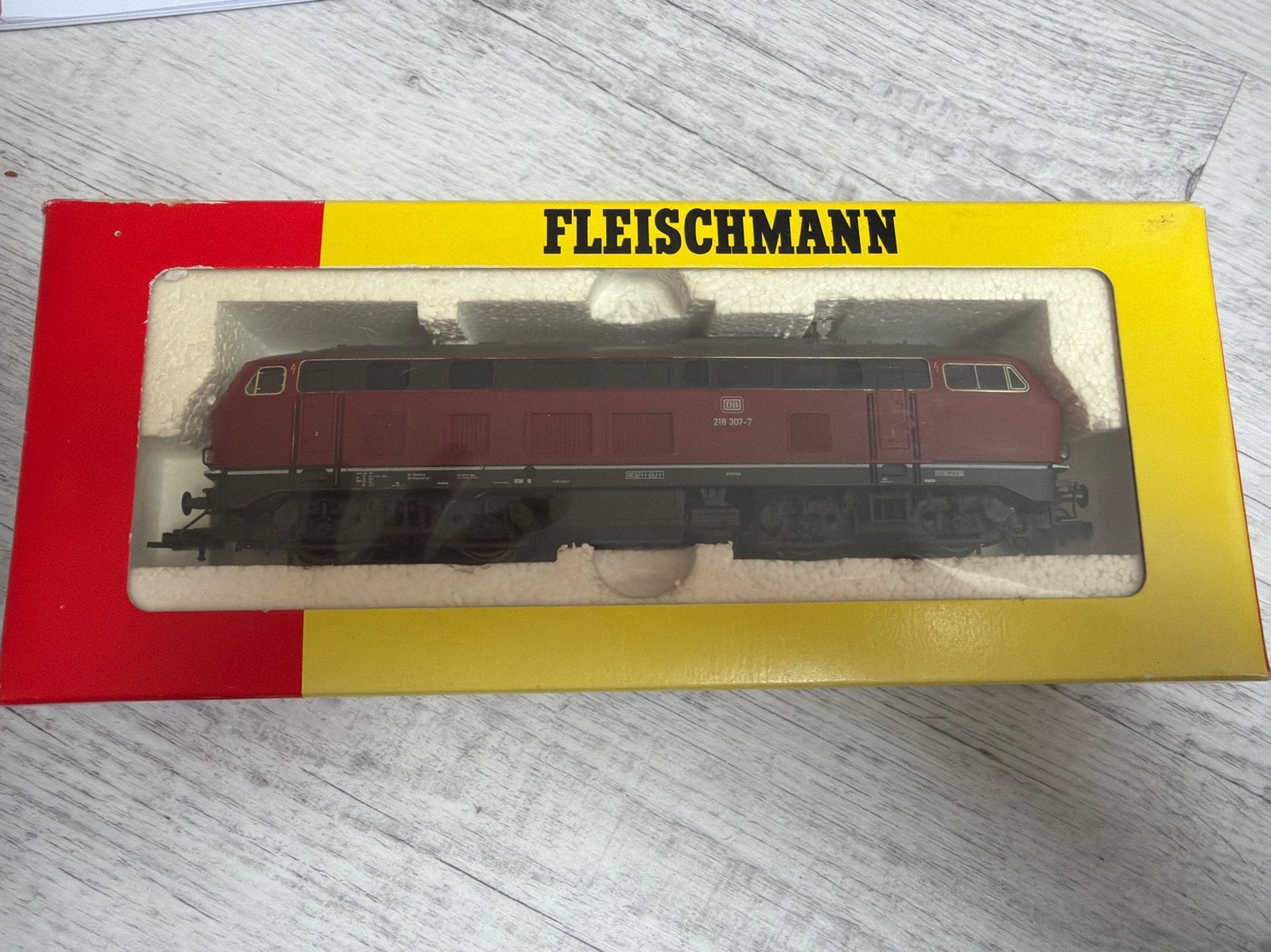 Fleischmann H0 4239 Dieselloc BR 218 DB Digitaal + OVP, Fleischmann, Ophalen of Verzenden, Zo goed als nieuw, Analoog