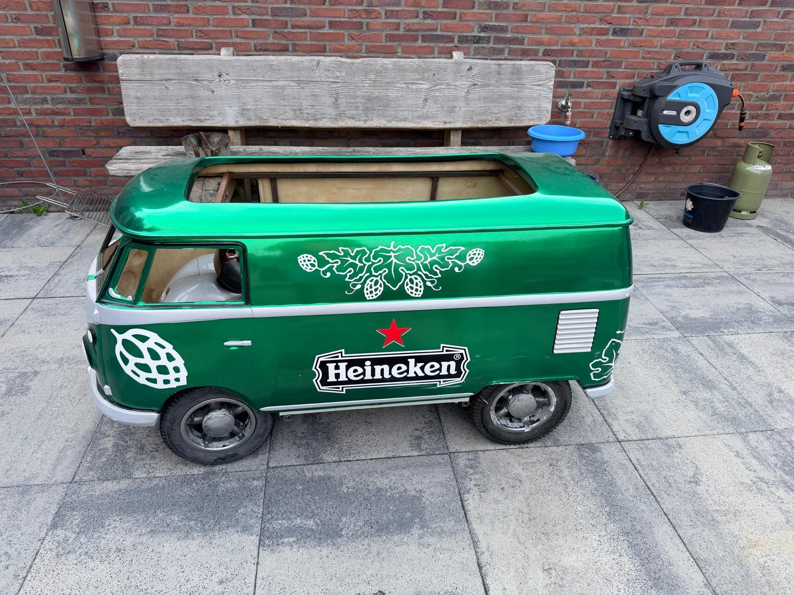 Heineken scootmobiel, Ophalen, Glas of Glazen, Heineken
