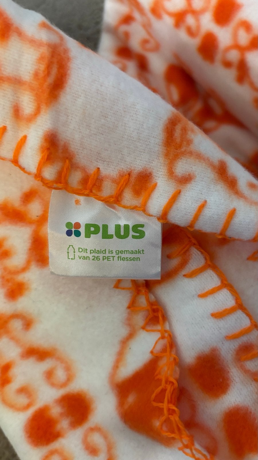 2x Fleece deken / plaid Hollandse Glorie - PLUS, Fleecedeken, Nieuw, Ophalen of Verzenden, Wasbaar