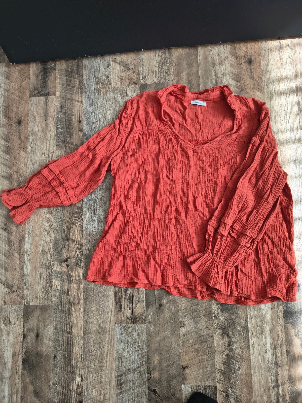 blouse, Ophalen of Verzenden, Zo goed als nieuw, Oranje