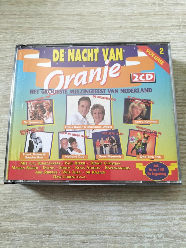 De nacht van Oranje vol 2 2 cd box, Cd's en Dvd's, Ophalen of Verzenden, Nederlandstalig