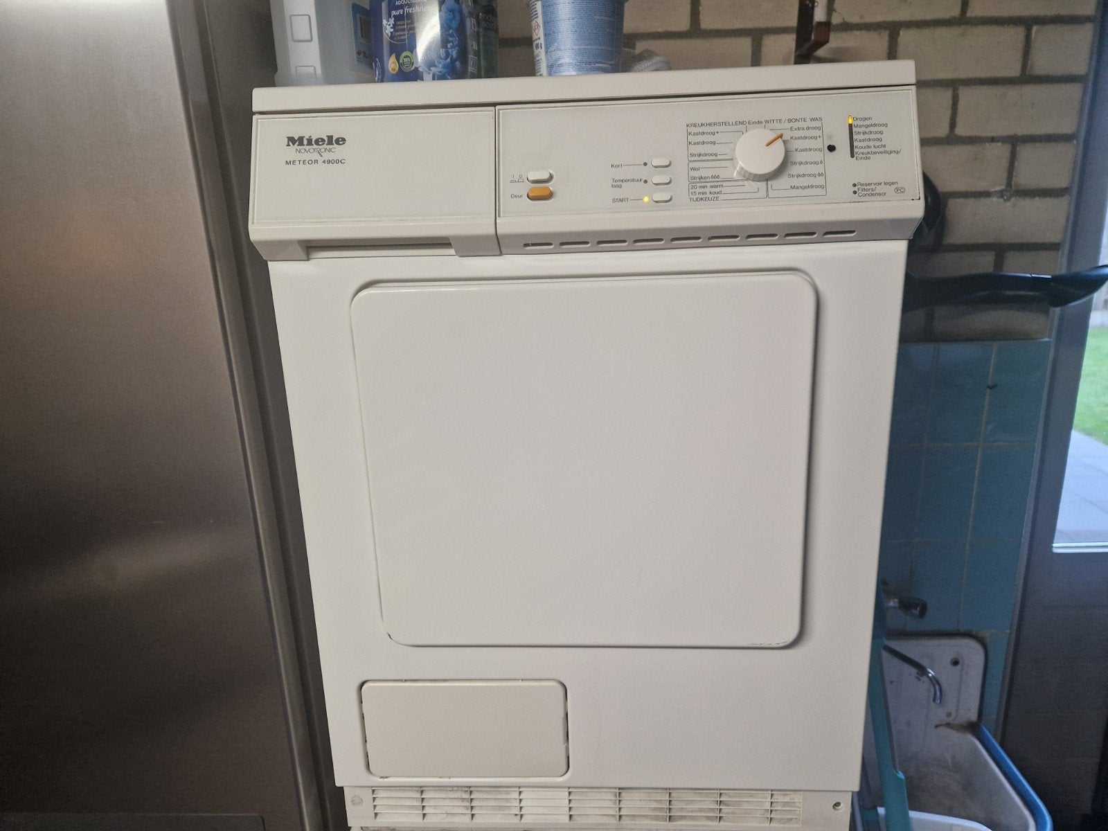 Miele Novotronic Meteor 4900C Condensdroger V-SNAAR ERAF, 6 tot 8 kg, Ophalen of Verzenden, Voorlader, Niet werkend
