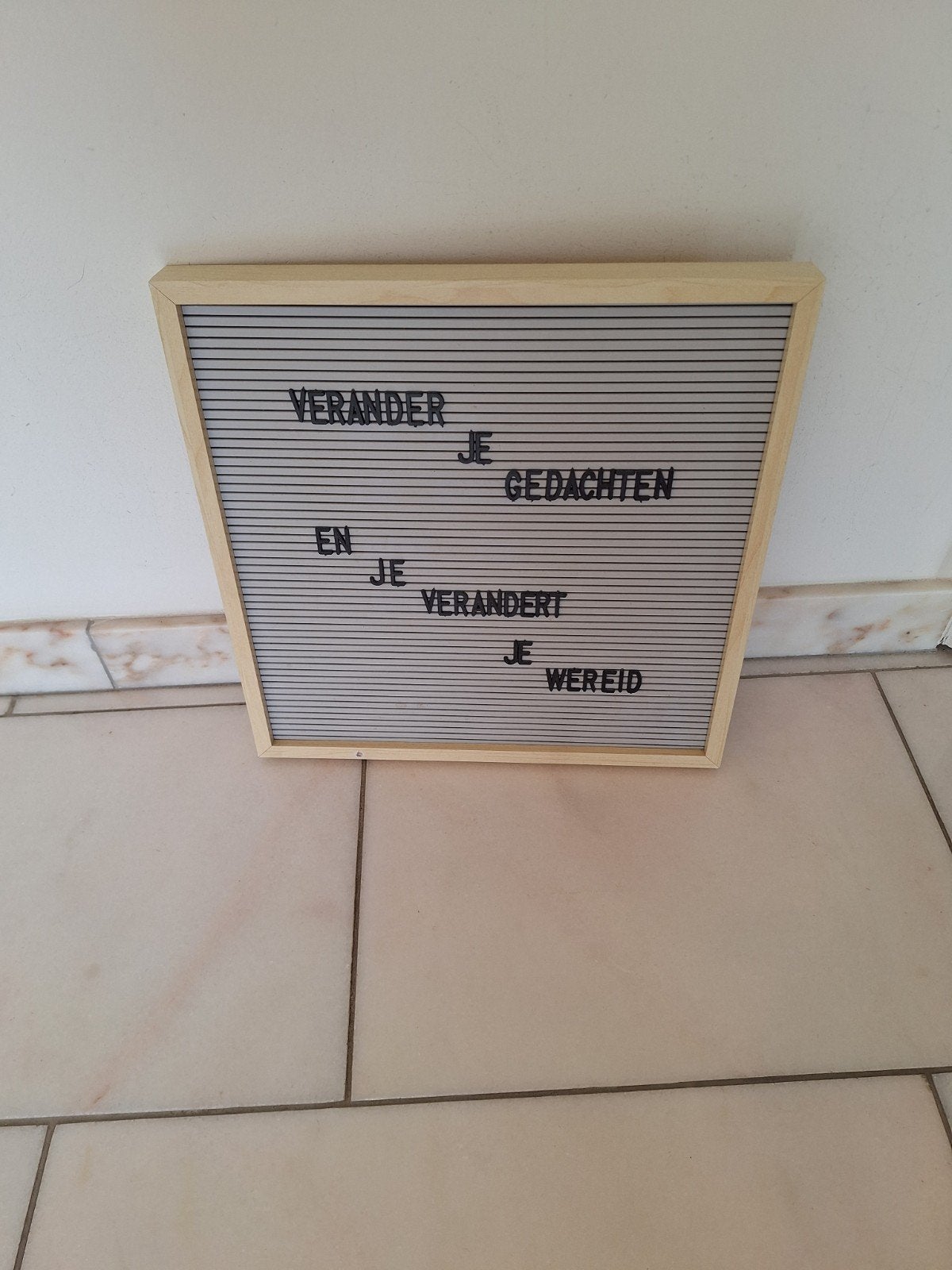 memobord met letters etc, Ophalen, Zo goed als nieuw, Overige typen