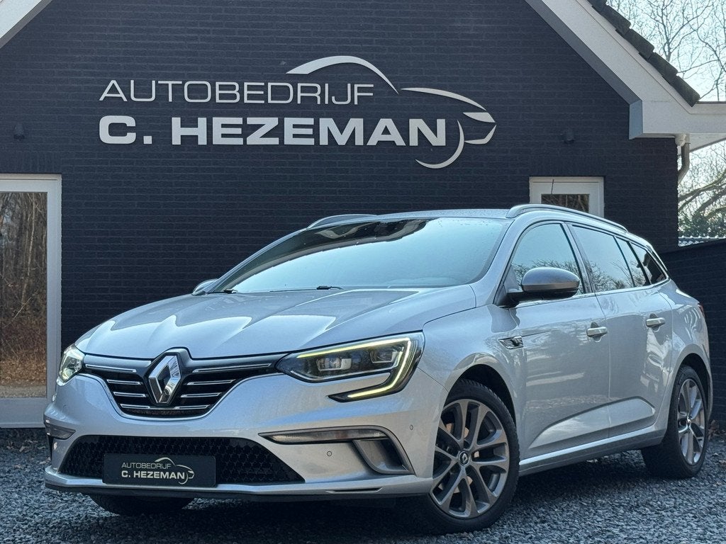 Renault Mégane Estate 1.2 TCe GT-Line Full Led Head Up Disp, Auto's, Renault, Voorwielaandrijving, Stof, Gebruikt, Zwart