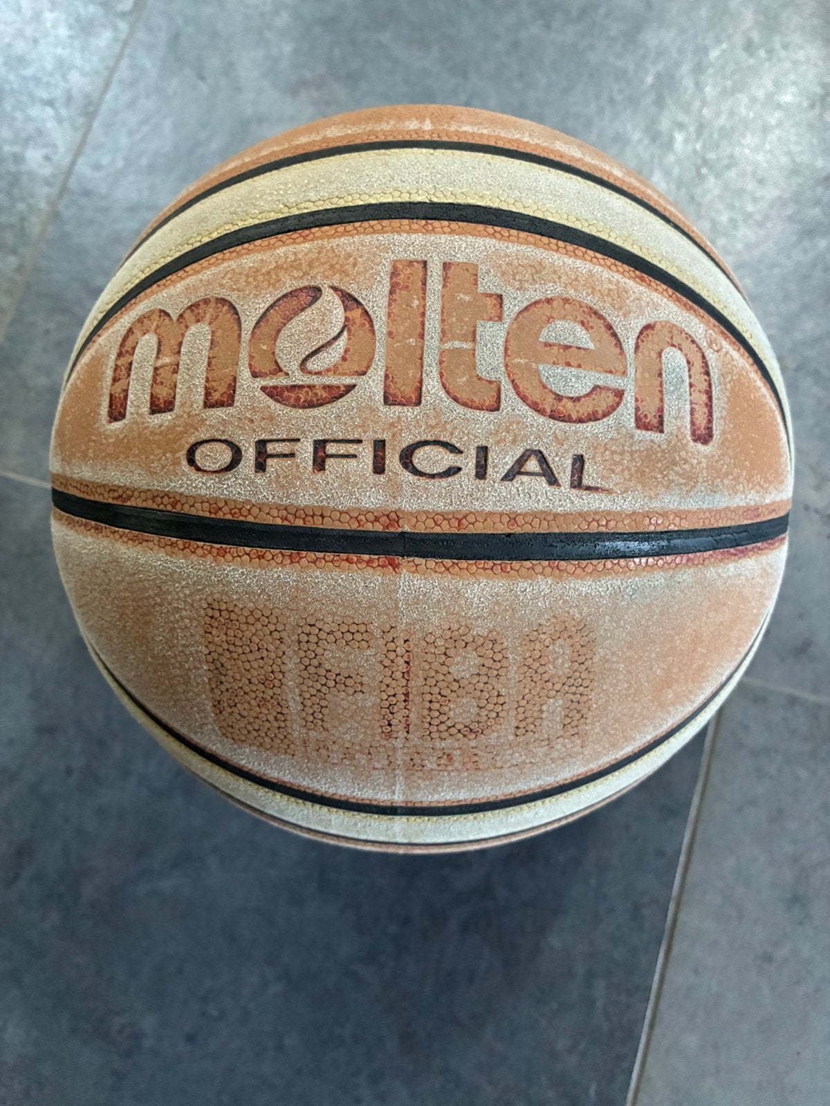 Molten official Fiba basketbal, Ophalen of Verzenden, Gebruikt, Bal