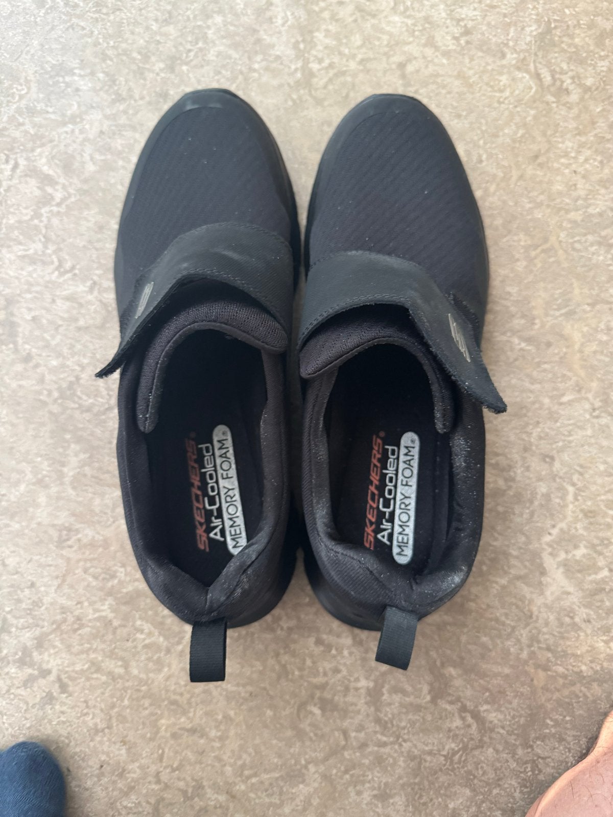 Skechers Air-Cooled Memory Foam Comfortabele Schoenen, Kleding | Heren, Ophalen of Verzenden, Gedragen, Zwart, Sneakers of Gympen
