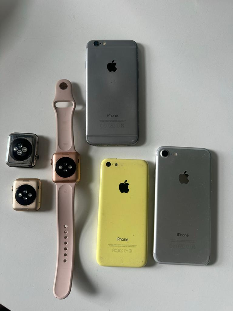 Partij iPhones en Apple Watches - Voor onderdelen of reparat, Ophalen of Verzenden, Zo goed als nieuw