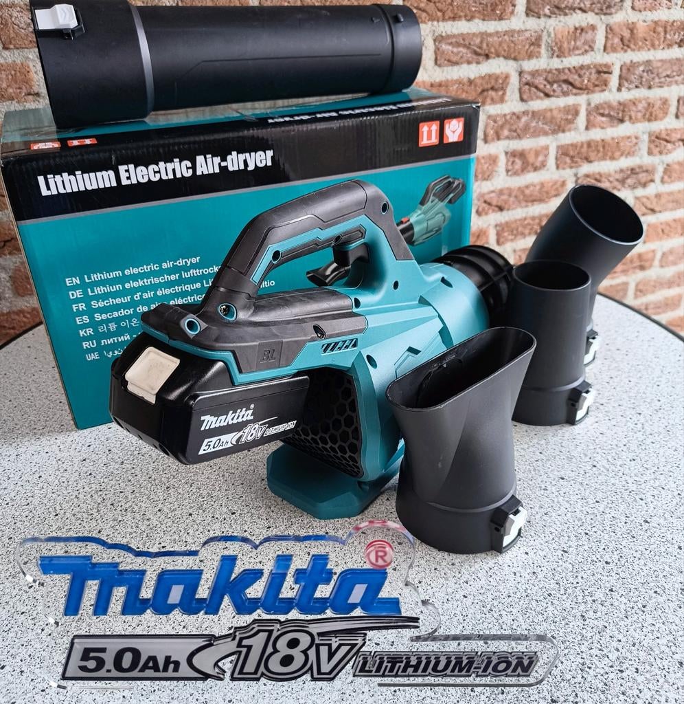 Krachtige Bladblazer. Gemaakt voor Makita 18volt accu., Tuin en Terras, Ophalen of Verzenden, Nieuw, Accu