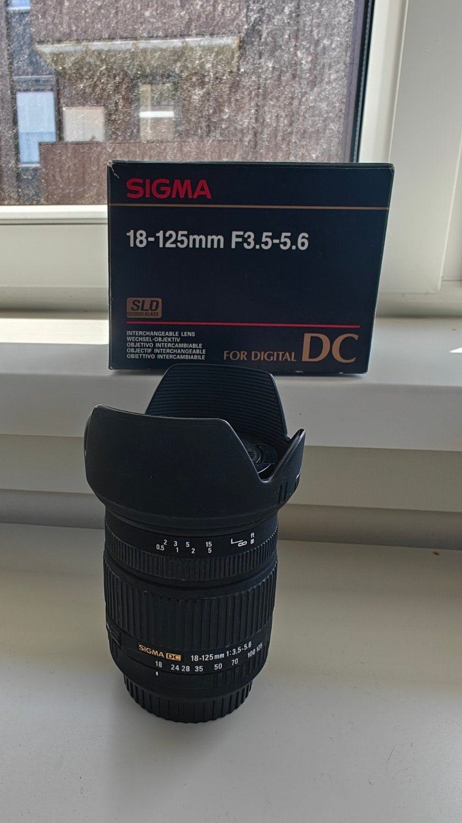 Sigma 18-125 F3.5-5.6 Canon EF, Audio, Tv en Foto, Fotografie | Lenzen en Objectieven, Gebruikt, Sigma, Telelens, Canon EF