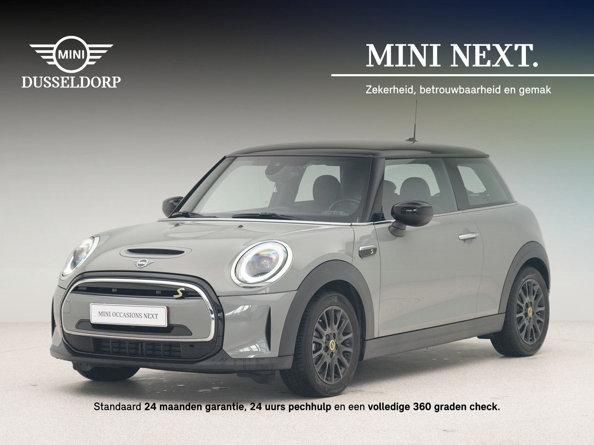 MINI Electric 3-deurs Yours (bj 2021, automaat), Auto's, Met garantie (alle), 4 stoelen, Leder en Stof, 184 pk